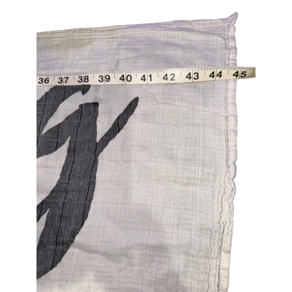Amazing Grace How Sweet The Sound Muslin Throw Blanket WallHanging B/W Farmhouse